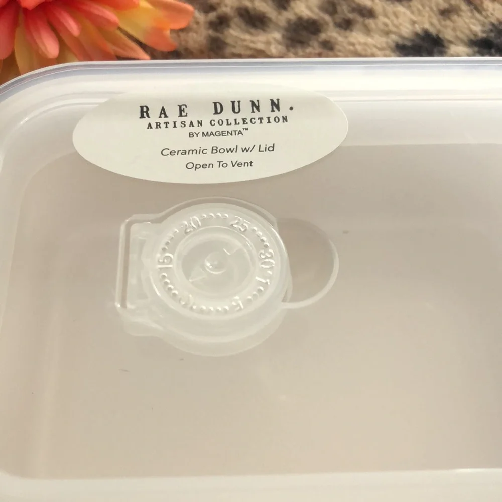 Rae Dunn DELISH ceramic food storage container